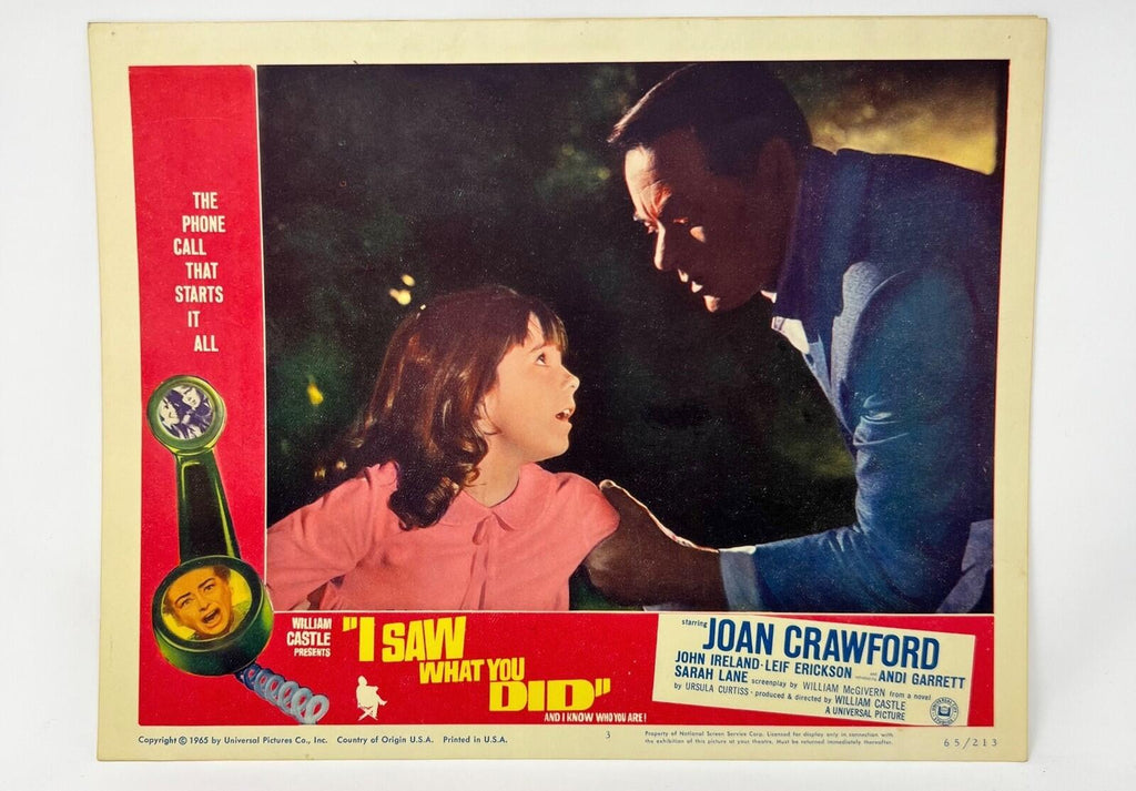 I Saw What you did and I know who you are  Lobby Cards Set Of 8