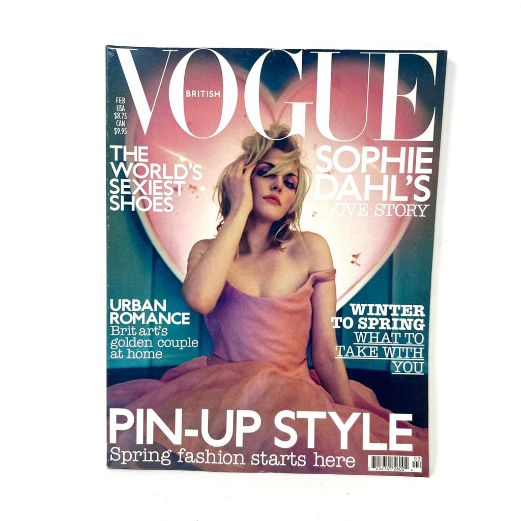 Vogue British Fashion Magazine February 2003 Sophie Dahl's The World's Sexiest S