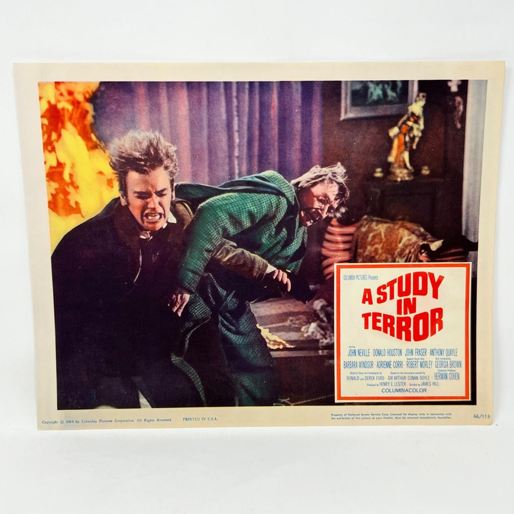 1966 Sherlock Holmes Meets jack The Ripper A Study In Terror Movie Lobby Card 7