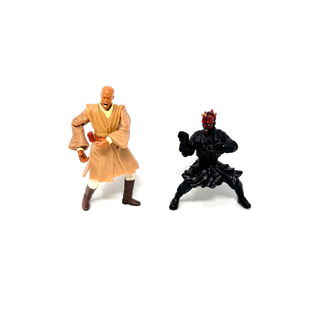 Star Wars Loose  Darth Maul & Mace Windu Figures