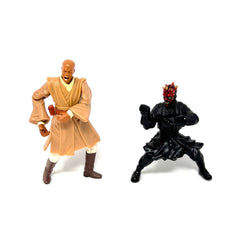 Star Wars Loose  Darth Maul & Mace Windu Figures