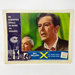 1963 THe Man With The X-Ray Eyes Collectible movie Lobby Card No. 6