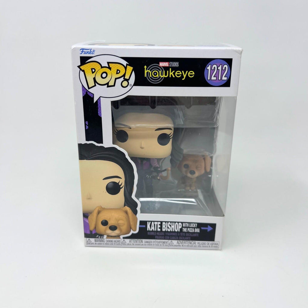Funko Pop Marvel Hawkeye Kate Bishop with Lucky The Pizza Dog #1212