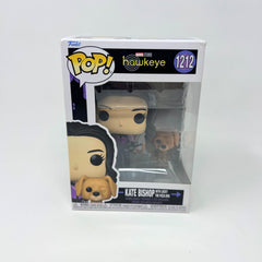 Funko Pop Marvel Hawkeye Kate Bishop with Lucky The Pizza Dog #1212