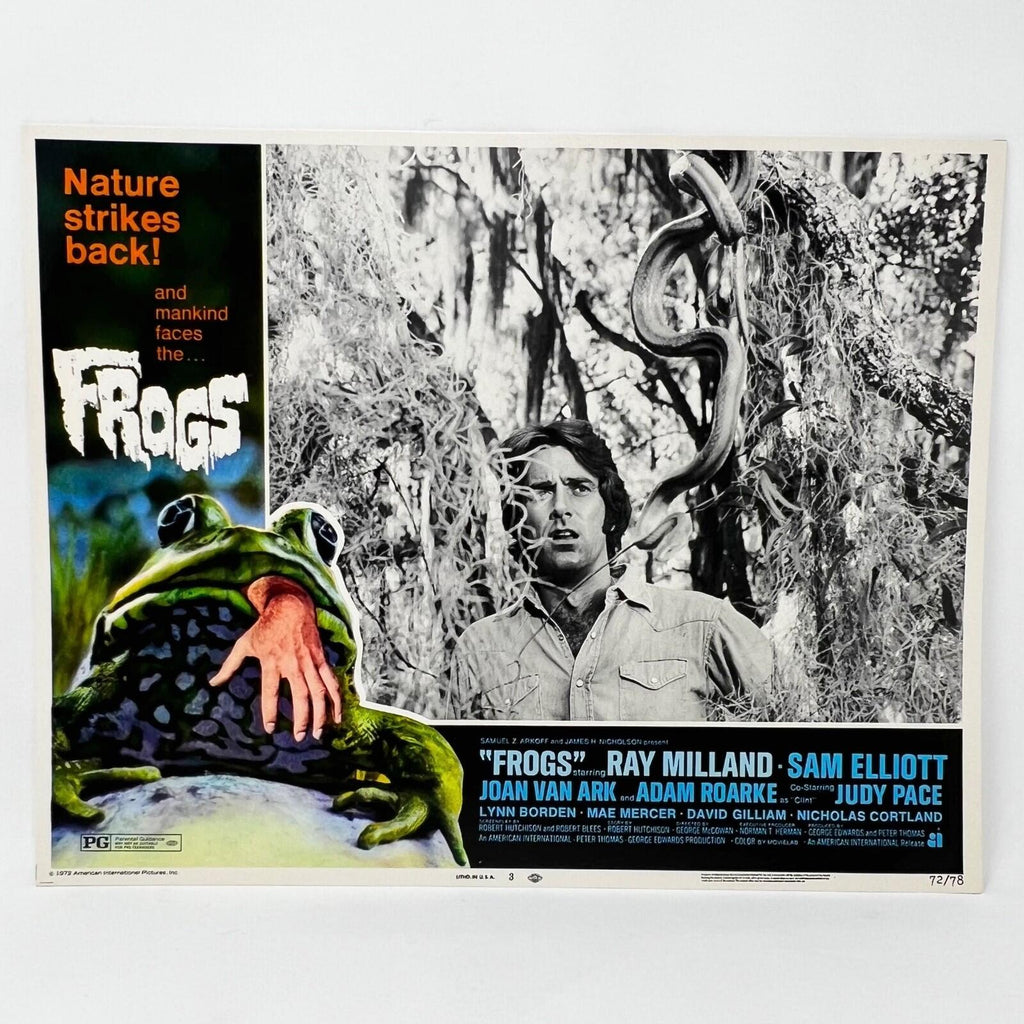 Nature Stikes Back Frogs Collectible movie Lobby Card Set of 8