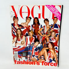 Vogue Magazine British January 2002 London Fashion Force  Magazine