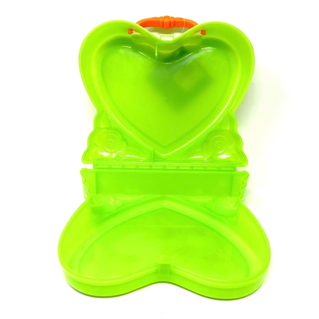 Disney Tinkerbell Green Heart Shaped Tink Lunch Box 9" X 8
