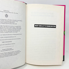Mary Shelly's Frankenstein Classic Horror Hardcover Book
