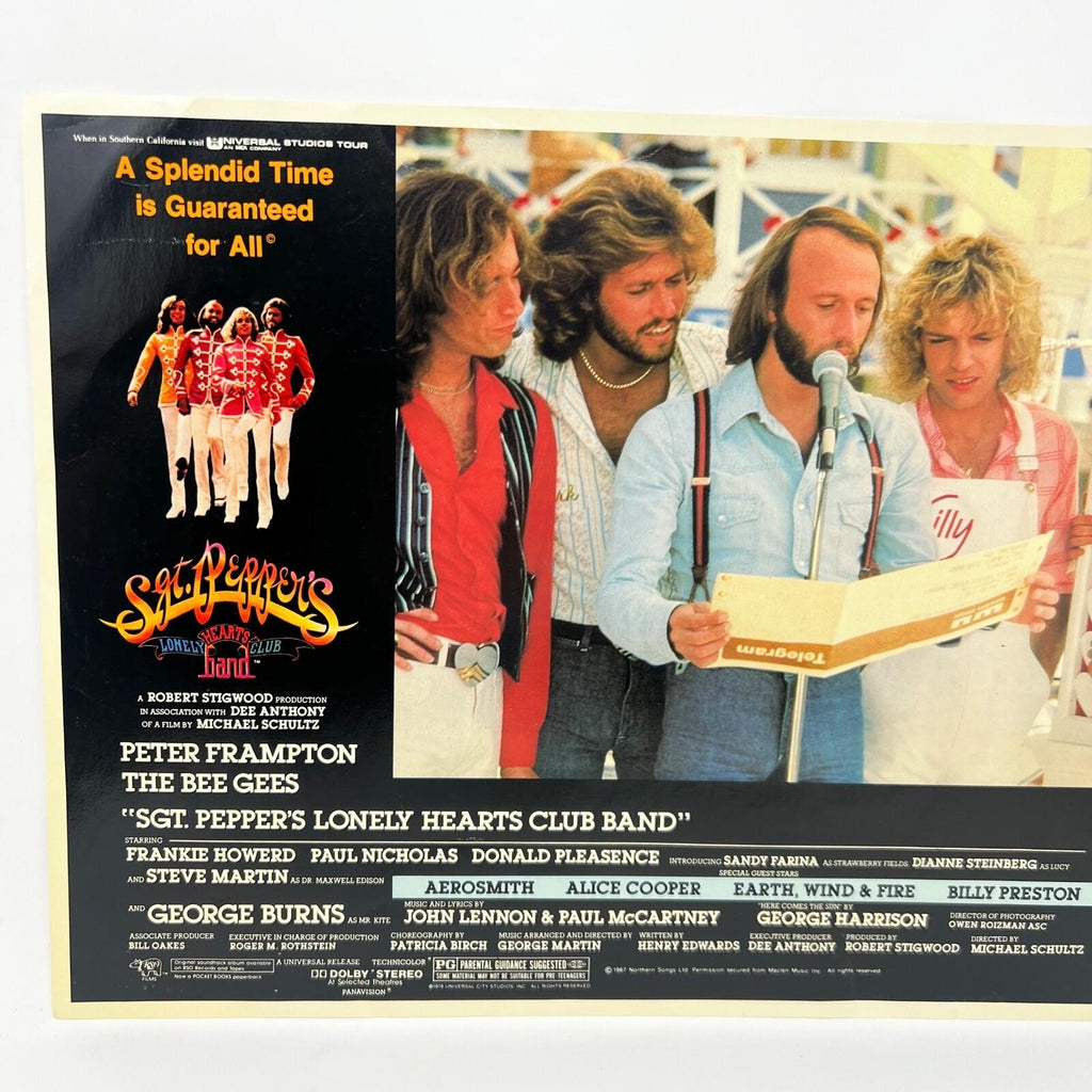 1978 STG Peppers Lonely Hearts Club Band Original Movie Lobby Card (c)