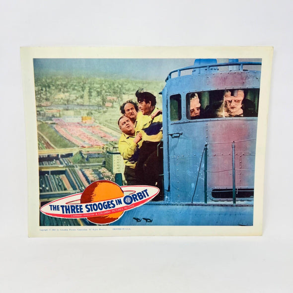 1962 The Three Stooges In Orbit Collectible Movie Lobby Card (f)