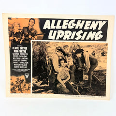 1957 Allegheny Uprising Original Movie Lobby Card Claire Trevor John Wayne d