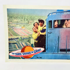 1962 The Three Stooges In Orbit Collectible Movie Lobby Card (f)