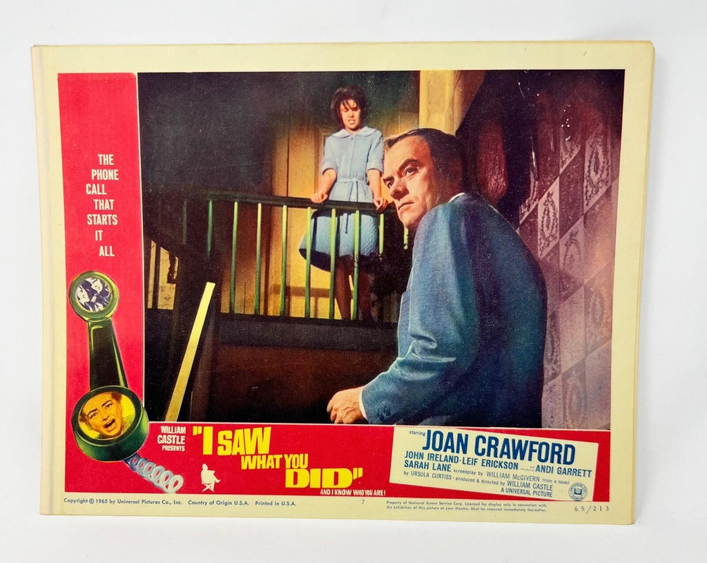 I Saw What you did and I know who you are  Lobby Cards Set Of 8
