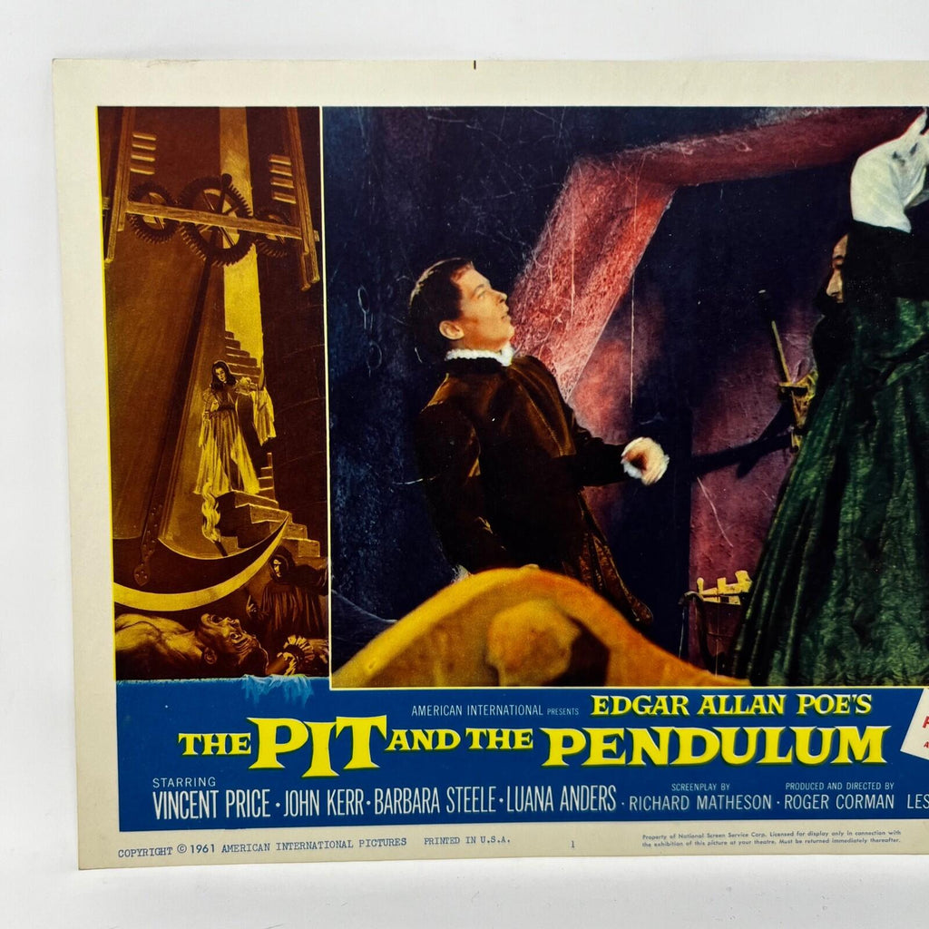 The Pit and the Pendulum Collectible movie Lobby Card No.1