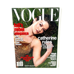 Vintage Vogue July 2001 Fall’s Rebel Elegance Catherine Zeta