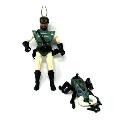 1984 Coleco Sectors Warriors Of Symbion Mantor With Raptor Action Figures