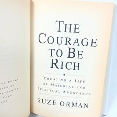 Suze Orman The Courage to be Rich hardcover