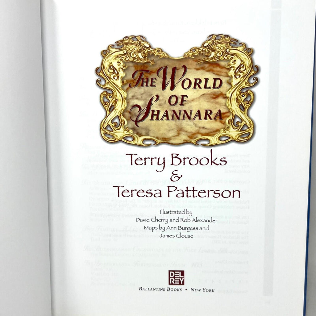 The World of Shannara Terry Brooks Teresa Patterson Hardcover 2009 First Print