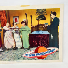 1962 The Three Stooges In Orbit Collectible Movie Lobby Card (b)