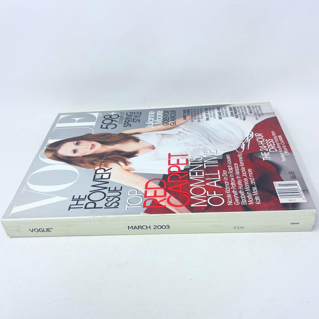 Vogue Magazine March 2003 The Power Issue Lulianne Moore Cover