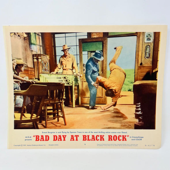 1961 Bad Day At Black Rock Lobby Card Movie Poster No.5