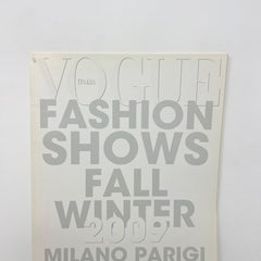 VOGUE Magazine Italy Fashion Shows Fall Winter July 2009 Dossier