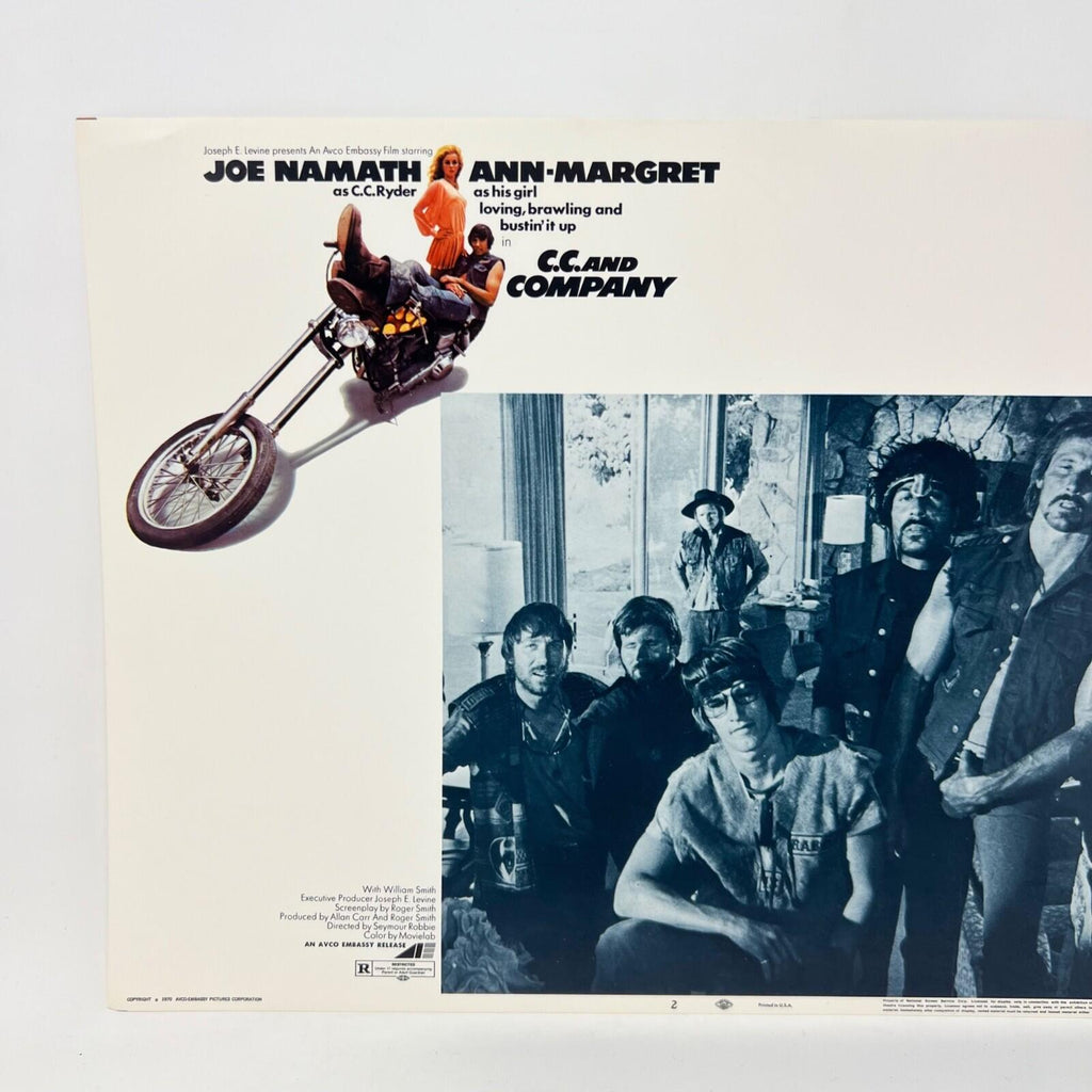 1970 C.C. and Company Original Movie Lobby card No.2