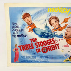 1962 The Three Stoogers In Orbit Collectible Movie Lobby Card (a)