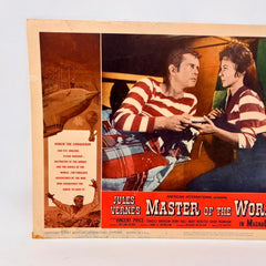 1961 Master Of The World Original Movie Lobby Card No.4 Jules Vernes Vince Price