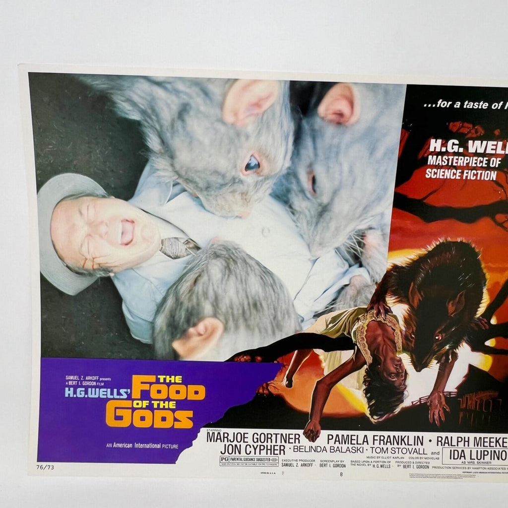 1976 The Food Of The Gods Vintage Lobby Card Movie Poster No.8