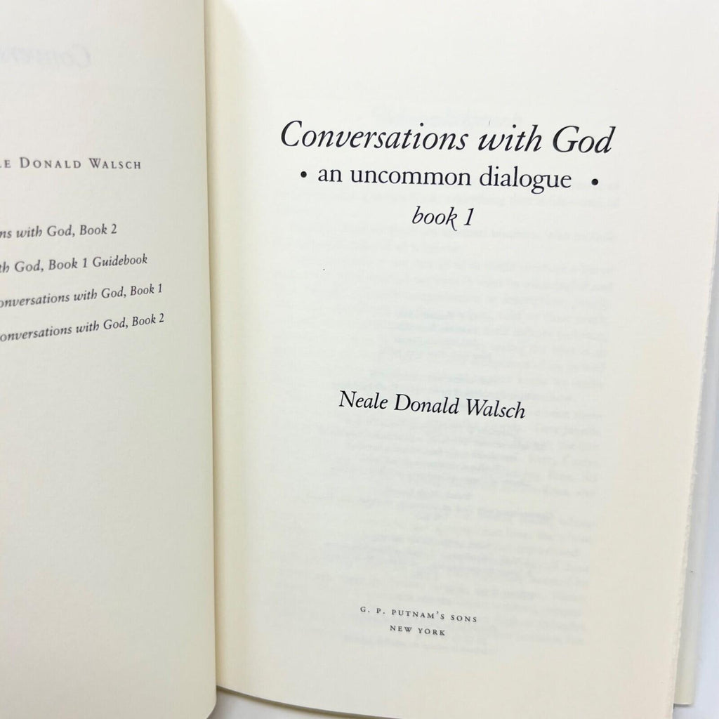 Conversations with God: An Uncommon Dialogue, Book 1 - Hardcover 75th Print