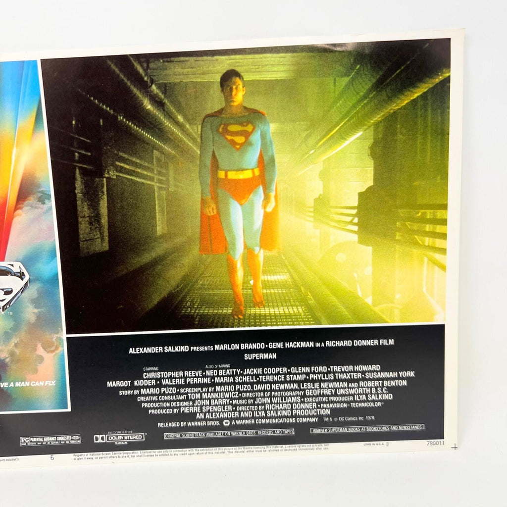 1979 Superman Collectible Movie Lobby Card No.6 Christopher Reeve