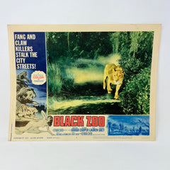 1963 Black Zoo Vintage Movie Lobby Card No.6