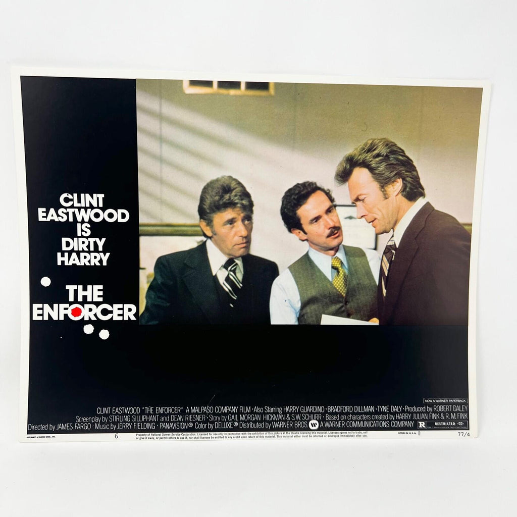 Clint Eastwood Is Dirty Harry The Enforcer Collectible movie Lobby Card set of 8