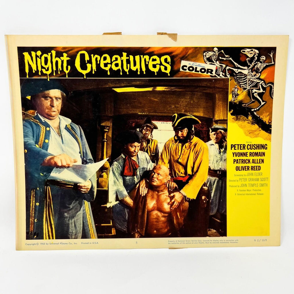 1962 Night Creatures Collectible movie Lobby Cards set of 8