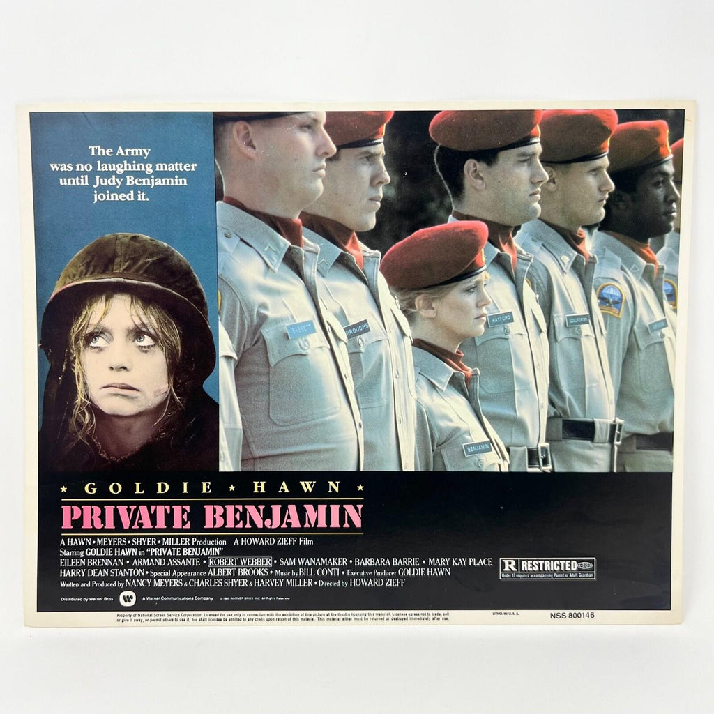 1980 Goldie Hawn Private Benjamin Collectible movie Lobby Card (b)