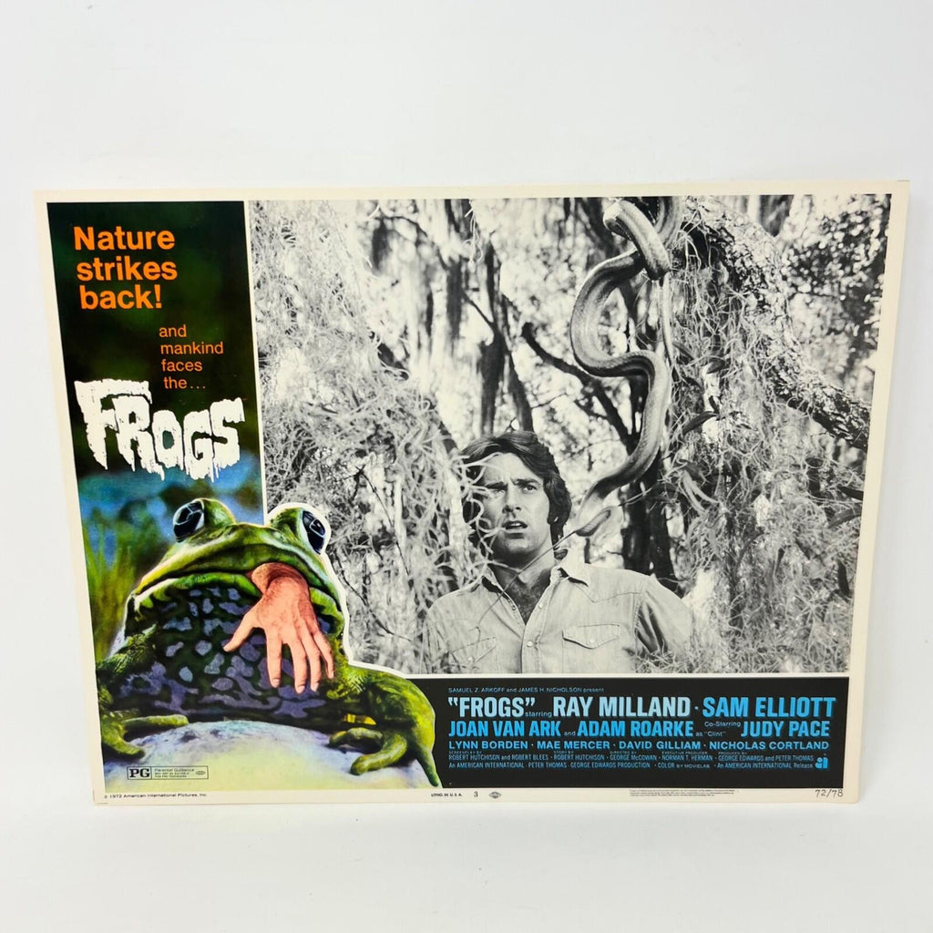 Nature Strikes Back Frogs Collectible Movie Lobby Card No.3