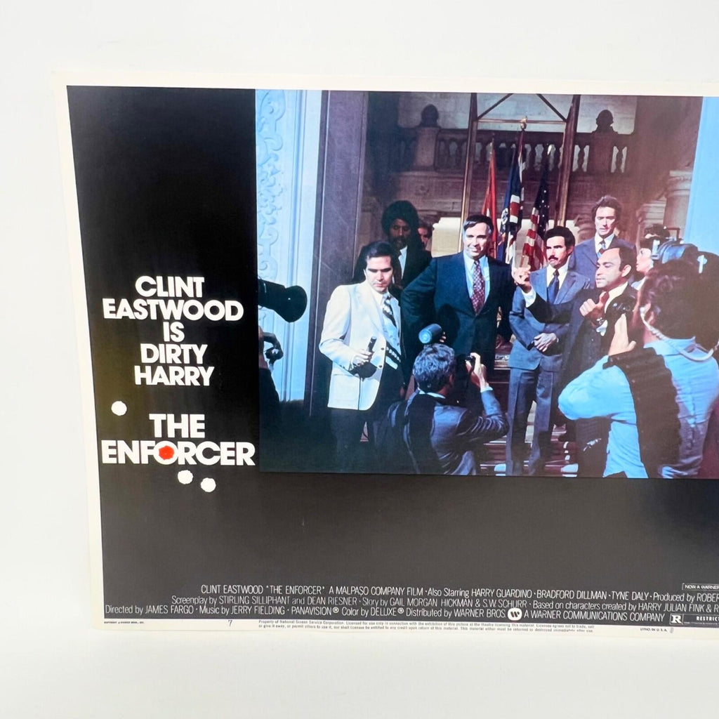 Clint Eastwood Is Dirty Harry The Enforcer Collectible movie Lobby Card No.7