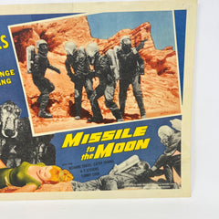 1958 Missile to the Moon Man Reaches te Moom Collectible Movie Lobby Card