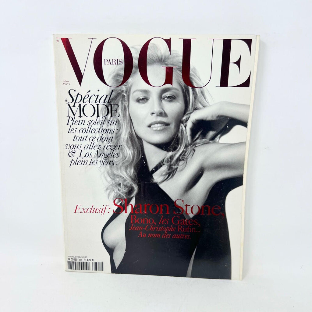 VOGUE PARIS MARCH 2006 No: 865 with Sharon Stone on the cover