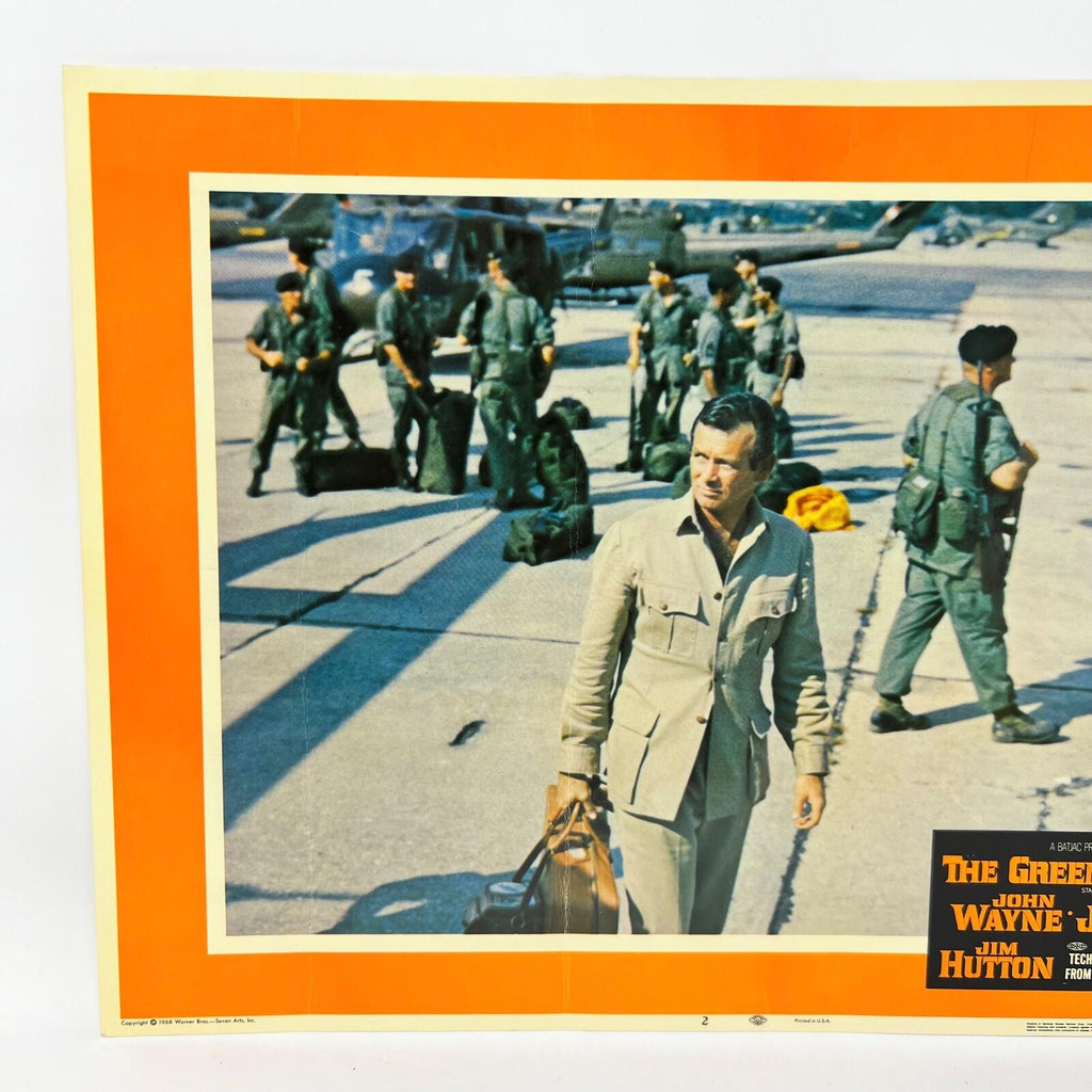 The Green Berets Movie Lobby Card John Wayne David Janssen Jim Hutton No.2