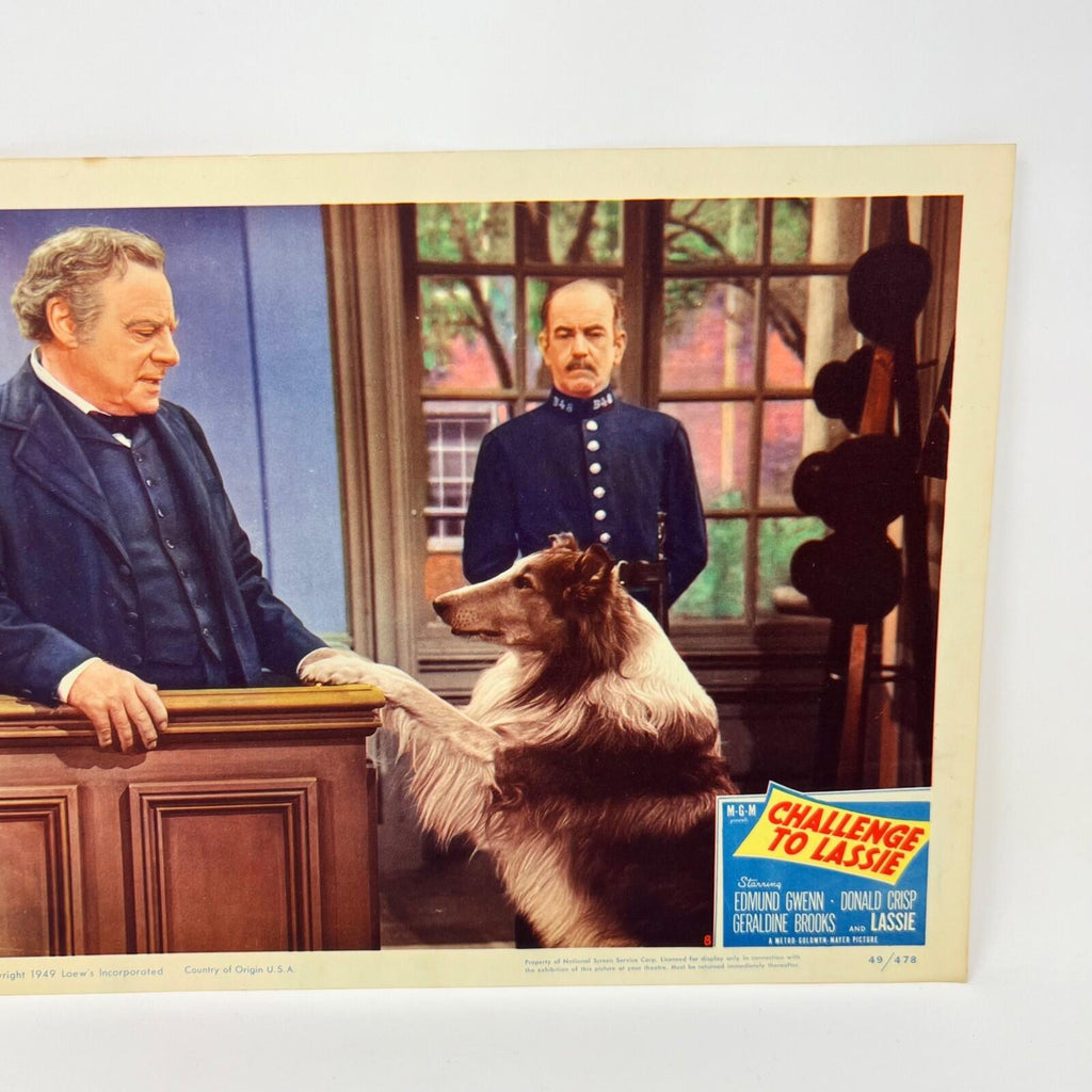 1949 Challenge to Lassie Lobby Card Movie Poster (a)