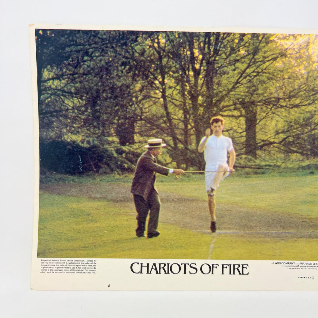 1981 Chariots Of Fire Lobby Card Movie Poster No.6
