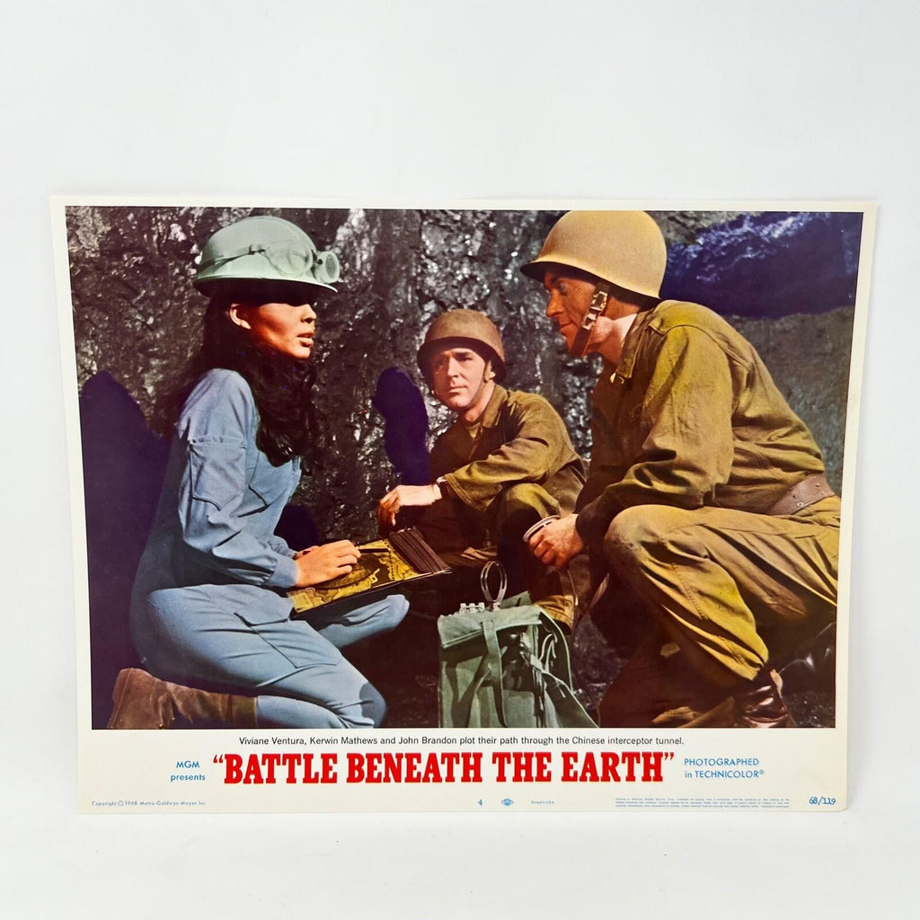 1968 Battle Beneath The Earth Sci-Fi movie Lobby Card No.4 MGM