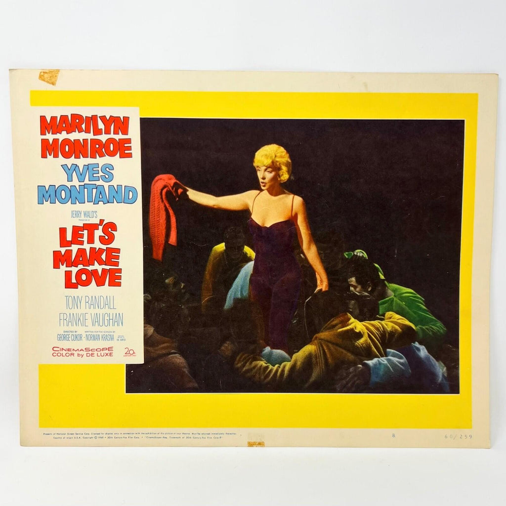 Let's Make Love Collectible movie Lobby Card  Marilyn Monroe Yves Montand