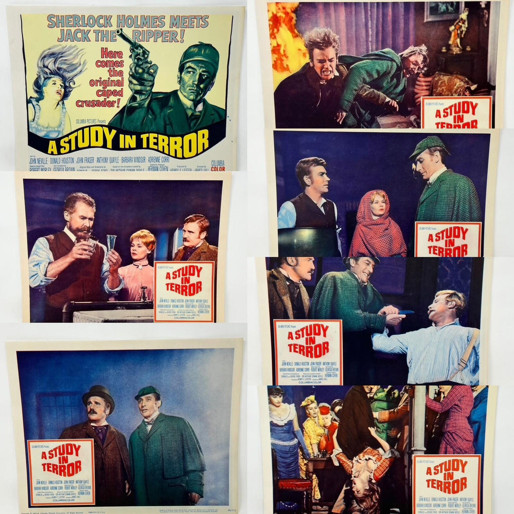 1966 Sherlock Holmes Meets jack The Ripper A Study In Terror Movie Lobby Card 7