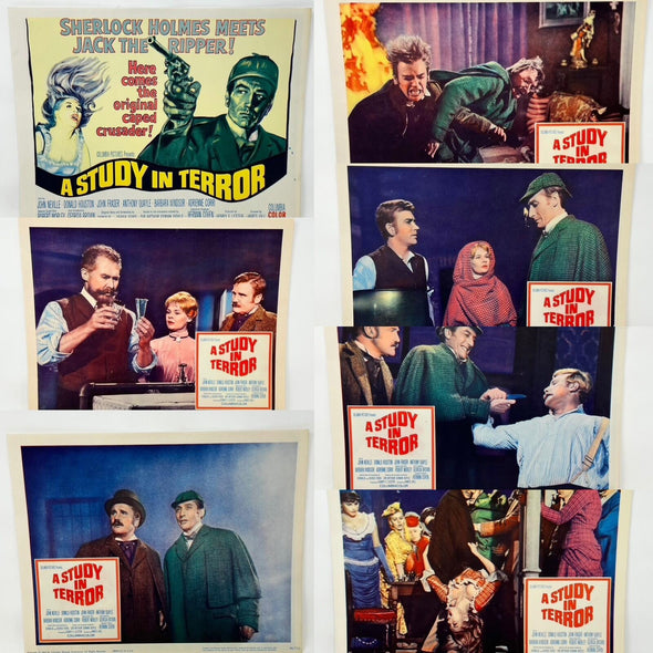 1966 Sherlock Holmes Meets jack The Ripper A Study In Terror Movie Lobby Card 7