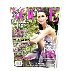 VOGUE Magazine August 2009 Christy Turlington Cover The Age Issue