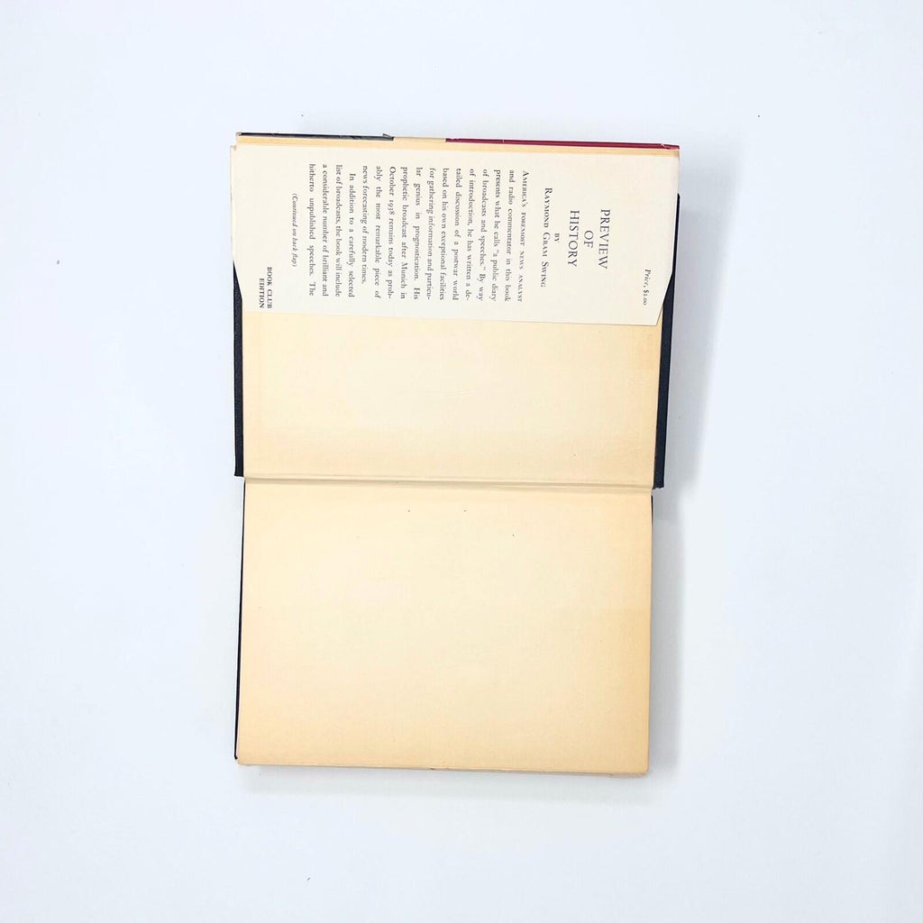 Vintage 1943 Preview Of History A Public Diary By Raymond Swing Book