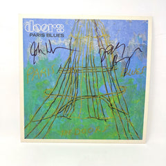 The Doors Paris Blues Vinyl Record LP Autograph by Robby Krieger John Densmore